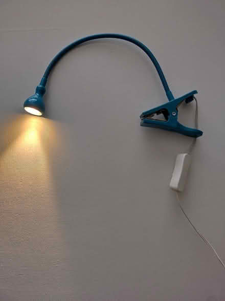 Photo of free IKEA clip on bedside lamp (Killiney) #1