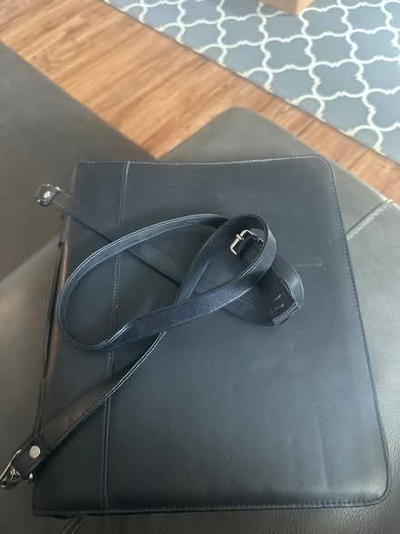 Photo of free Used Genuine Leather Portfolio (Near Lowe’s on Morris Ave.) #1