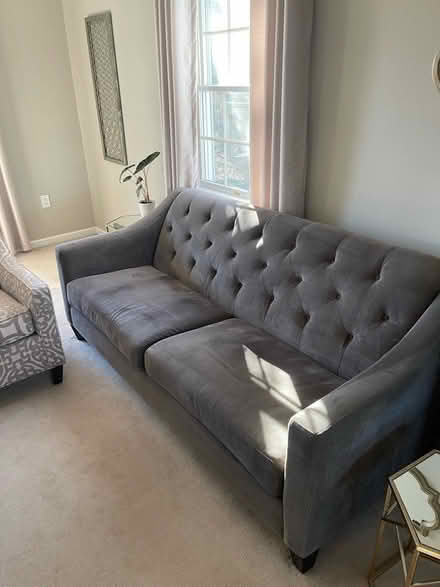 Photo of free Sofa (dark gray) (Gilbertsville) #2