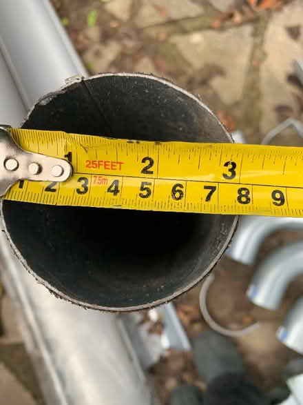 Photo of free Lindab 6x3 m downpipes and other guttering bits. (Eaton NR4) #3
