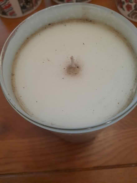 Photo of free next. candle never used outside faded from sun . (Hollins BL9) #2