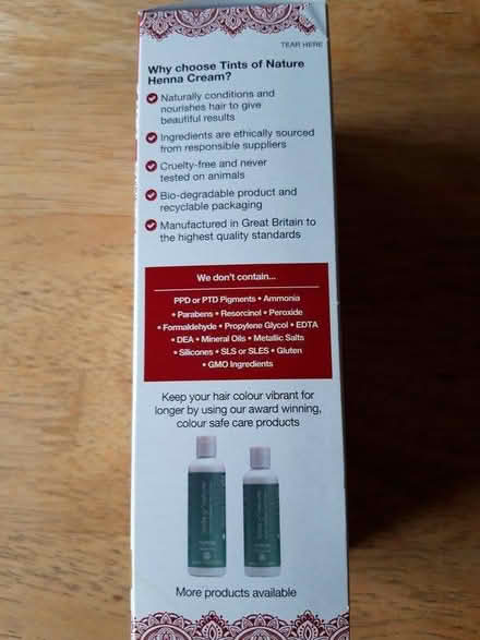 Photo of free Natural henna cream golden blonde (BS16) #4