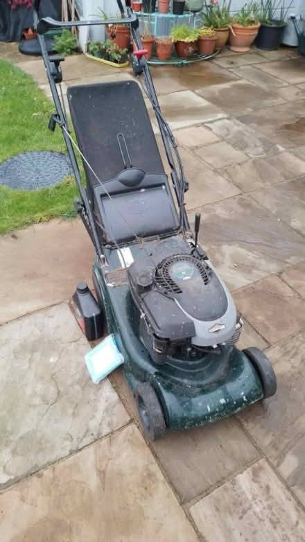 Photo of free Hayter Harrier 41 petrol mower for spares or repair (Stonehouse GL10) #1