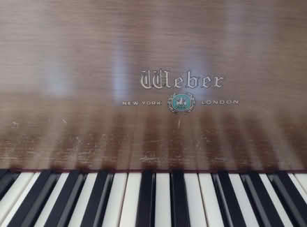 Photo of free piano bench with baby grand piano (Farmington MI) #2