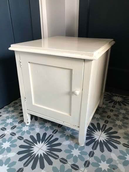 Photo of free Small painted wooden cabinet (SK14 Hyde) #2