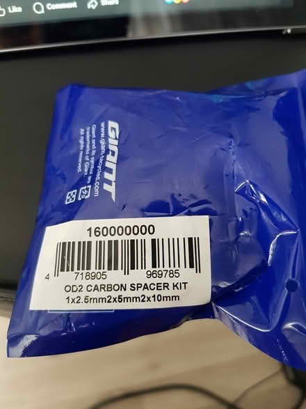 Photo of free Od2 carbon stem spare kit (SE13) #2