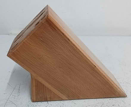 Photo of free Wooden kitchen knife block (Burton-in-Kendal LA6) #1