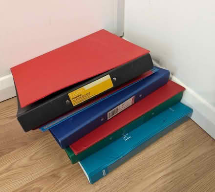 Photo of free Seven A4 ring binders (Kennington OX1) #1