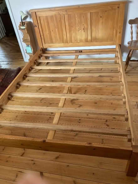 Photo of free Pine Double Bed (Tenterden TN30) #1