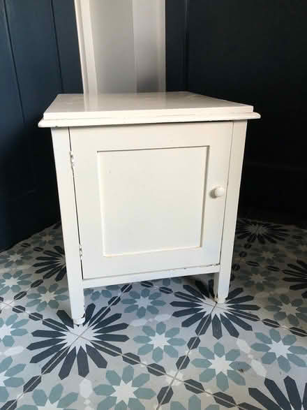 Photo of free Small painted wooden cabinet (SK14 Hyde) #1