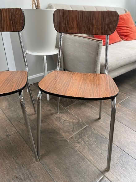 Photo of free 2 retro dining chairs (Low Leighton SK22) #2