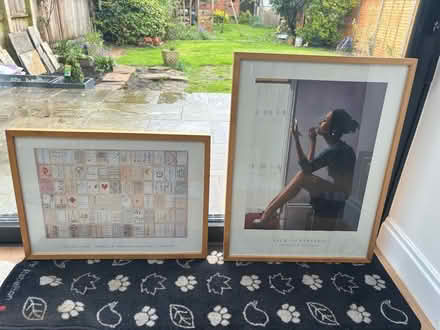 Photo of free Large poster frames (Surrey KT10) #1