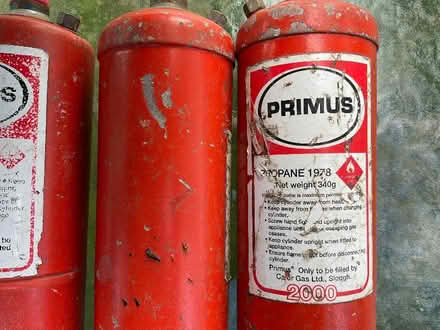 Photo of free Primus propane gas bottles 3 (Ramsden Bellhouse CM11) #1