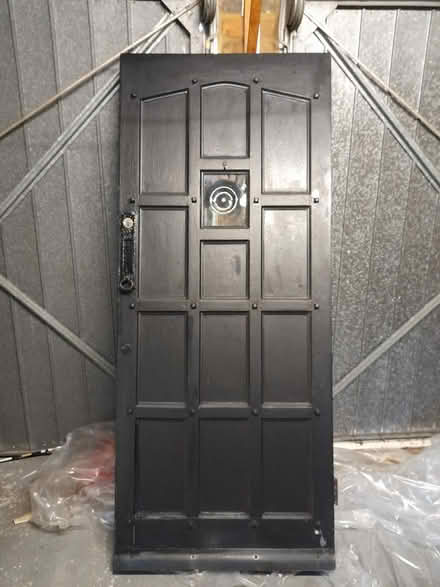 Photo of free Black wooden door (Lightwater GU18) #1