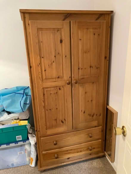 Photo of free Pine wardrobe (Hazlemere, Bucks) #1