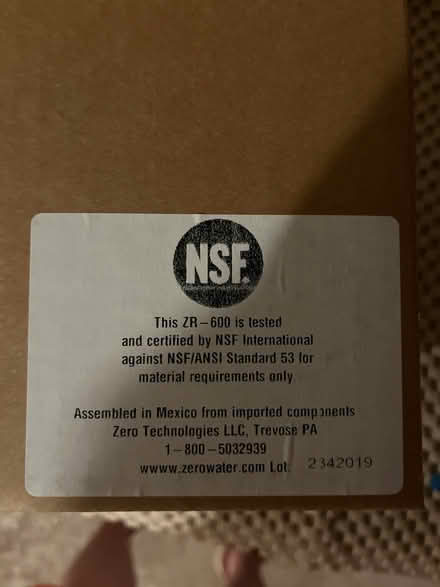 Photo of free 6 Replacement Filters for ZeroWater (Portage Park, Chicago) #2