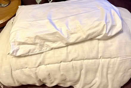 Photo of free Double duvet & one pillow.RM13 8TP (Rainham) #1