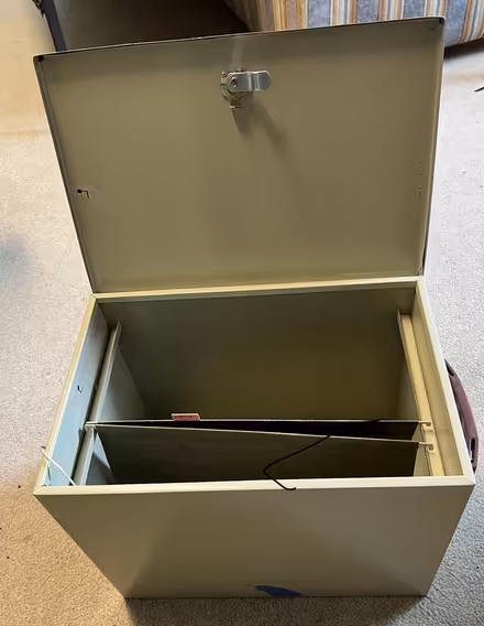 Photo of free Letter size metal file box (Ballard - Loyal Heights) #1