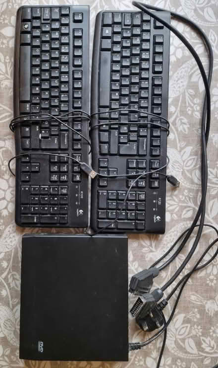 Photo of free 2 logitech keyboards and DVD player (Lewisham SE13) #1
