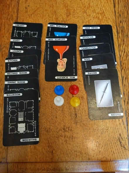 Photo of free Spare Cluedo parts (Cassiobury, Watford WD17) #1