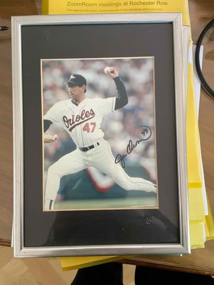 Photo of free Two signed/framed baseball photos (SE5) #1
