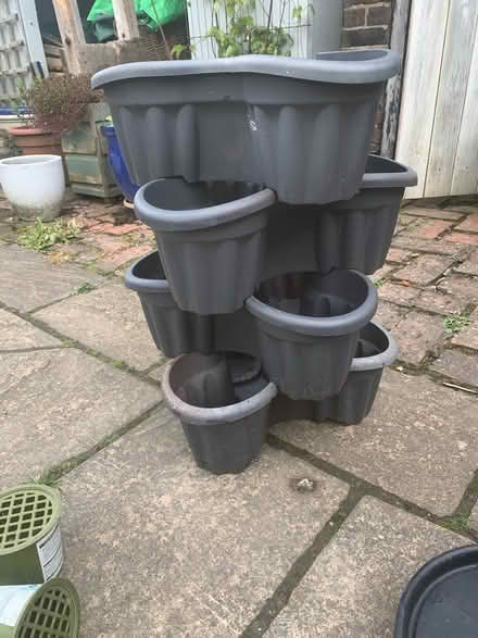 Photo of free 4 tier stacking planter (Forest Green) #2