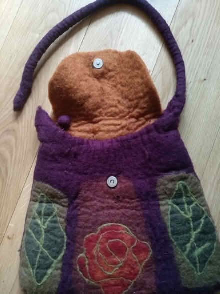 Photo of free felt hand bag (Upper Bangor LL57) #2
