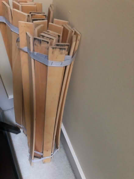 Photo of free Queen size bed frame and headboard (Madison Valley) #4