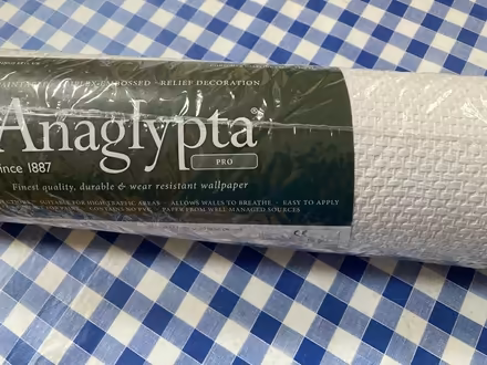 Photo of free Anaglypta wallpaper (Bear Flat) #1