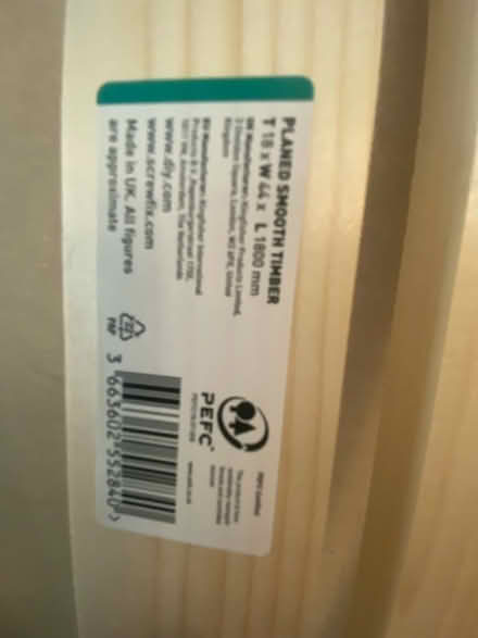 Photo of free 5 plain wood batons (Clapham SW4) #2