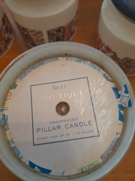 Photo of free next. candle never used outside faded from sun . (Hollins BL9) #4