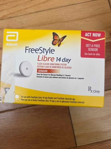 Photo of free Glucose monitoring system – 14 day (Willow Glen/San Jose) #1