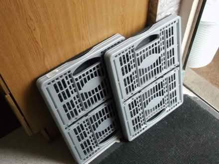 Photo of free Collapsible storage crates. (Walton) #1