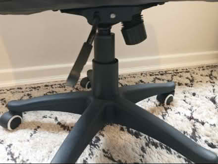 Photo of free Black faux leather office chair (Psalter Lane S11) #3