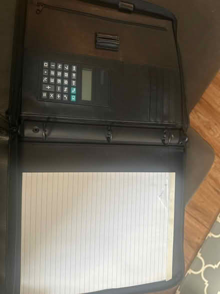 Photo of free Used Genuine Leather Portfolio (Near Lowe’s on Morris Ave.) #2