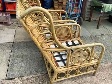 Photo of free 2 wicker/bamboo chairs (Shocklach SY14) #2