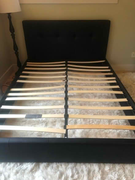 Photo of free Queen headrest and bed frame (Madison Valley) #1
