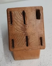 Photo of free Wooden kitchen knife block (Burton-in-Kendal LA6) #2