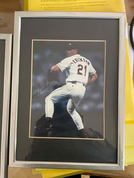 Photo of free Two signed/framed baseball photos (SE5) #2