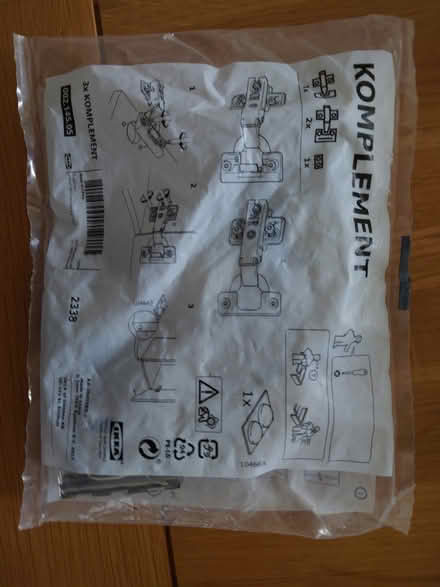 Photo of free IKEA Komplement hinges (GU34 Alton) #3