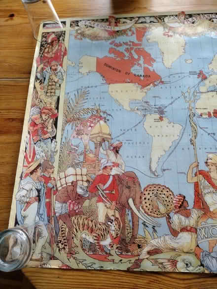 Photo of free Illustrated World Map (Crosspool S10) #2
