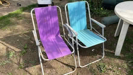 Photo of free 2 childrens garden chairs (Costessey NR8) #1