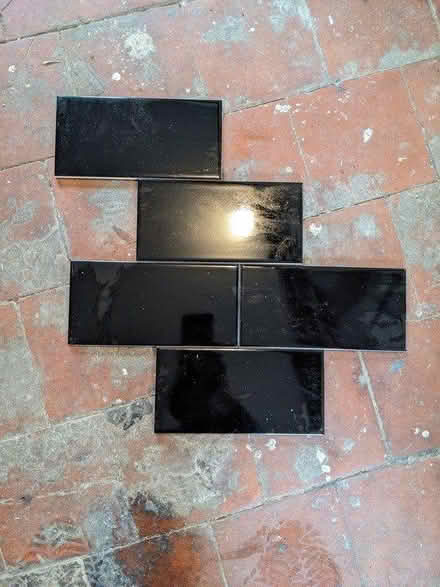 Photo of free Black metro wall tiles (Congleton Hightown) #1