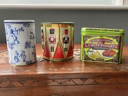 Photo of free Storage tins (Harrogate HG2) #1