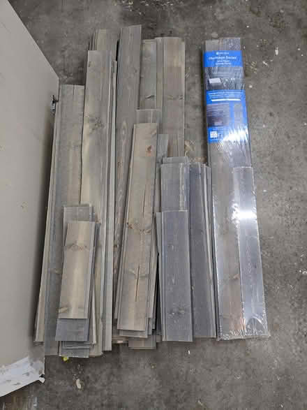 Photo of free Gray shiplap wallboard (Denny Whitford) #2
