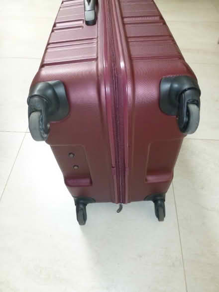 Photo of free Antler hard shell maroon suitcase (Chiswell Green AL2) #3