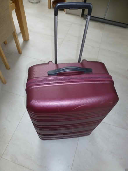 Photo of free Antler hard shell maroon suitcase (Chiswell Green AL2) #4