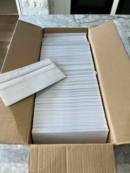 Photo of free Huge box new envelopes (Middle Barton OX7) #1