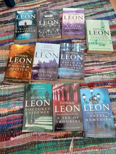 Photo of free Donna Leon paperbacks (Llanferres, Nr.Mold.) #1