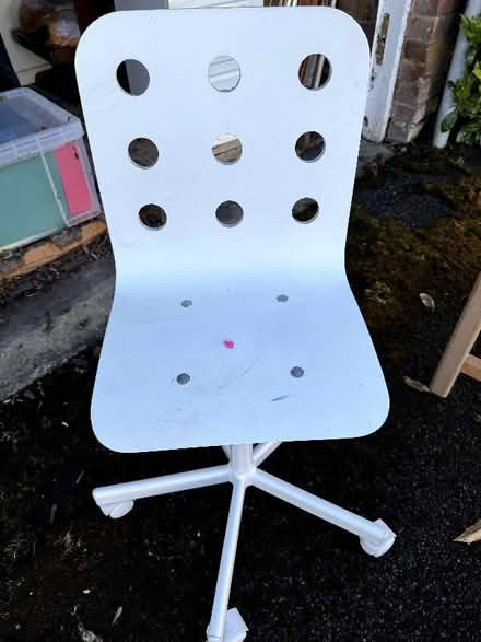 Photo of free White Ikea children's desk chair (Putney SW15) #1